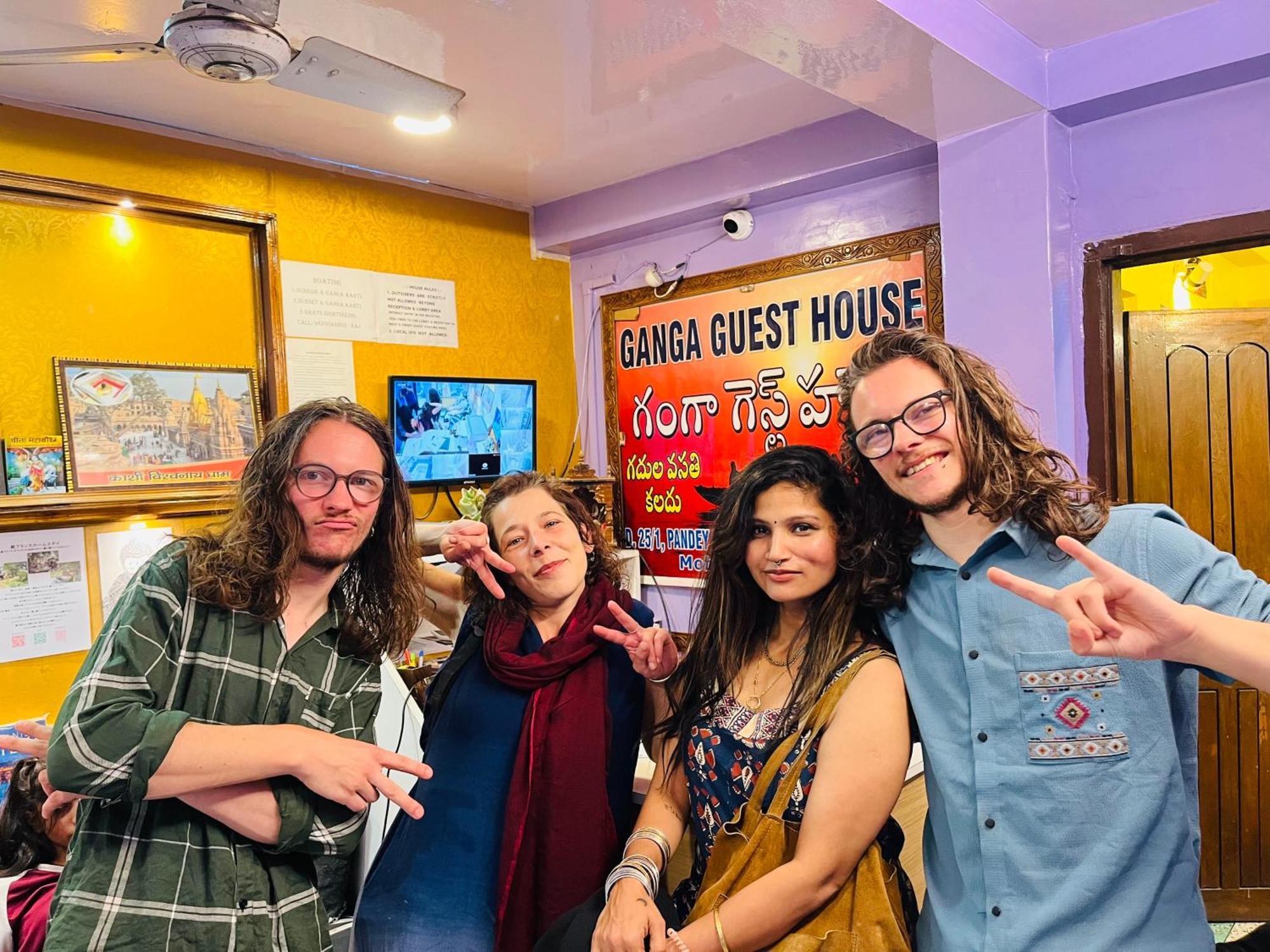 Ganga Guest House Varanasi Eksteriør bilde